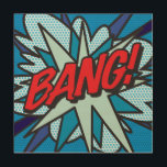 BANG Fun Retro Comédie Livre Pop Art<br><div class="desc">Un design amusant,  cool et tendance rétro de bande dessinée pop art inspiré de l'art qui met le wham,  zap,  pow dans votre journée. Le cadeau parfait pour les super-héros,  vos amis,  votre famille ou comme un régal pour vous-même. Conçu par ComicBookPop© à l'adresse www.zazzle.com/comicbookpop*</div>