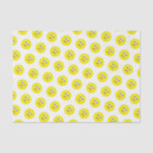 Bang Geel Emoji Patroon Tissuepapier (Voorkant)