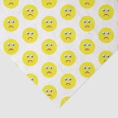 Bang Geel Emoji Patroon Tissuepapier (Detail)