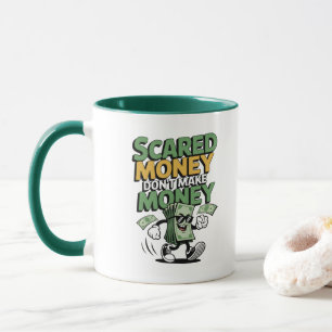 Bang geld verdient geen geld mok