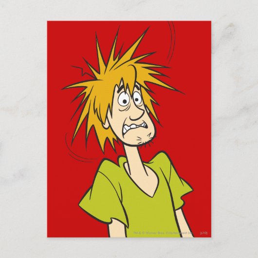 Bang gemaakt ruwharig briefkaart (Voorkant)