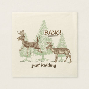 Bang! Gewoon Kidding. Humor Servet
