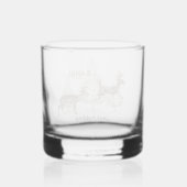 Bang! Gewoon Kidding. Humor Whisky Glas (Achterkant)