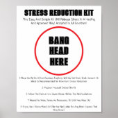 Bang Head Here beroemd gemaakt door Funny Poster (Voorkant)