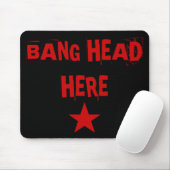 Bang Head Hier Mousepad Muismat (Met muis)