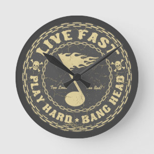 Bang Head Ronde Klok