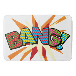 BANG Leuke Retro Stripboek Pop Art Badmat