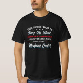 Bang My Head Medical Coder Codering ICD Programmer T-shirt (Voorkant)