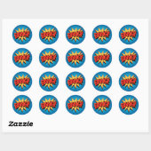 Bang! Ronde Sticker (Vel)