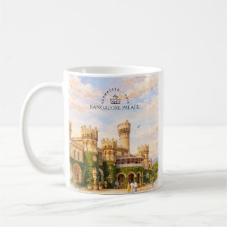 Bangalore Paleis India Aquarel Reis Herinnering Koffiemok