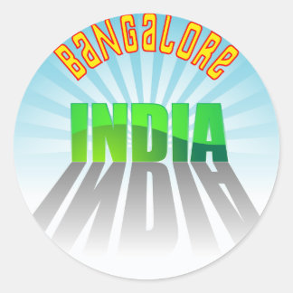 Bangalore Ronde Sticker