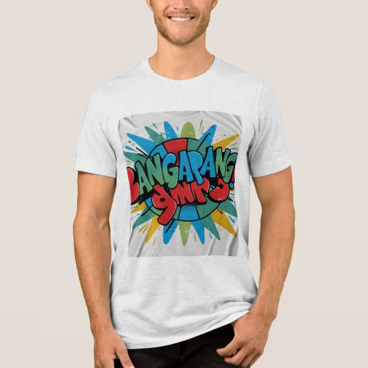 Bangarang! Vibrant Canvas Art T-shirt (Voorkant)