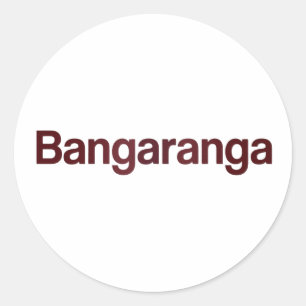 Bangaranga Autocollant Rétro Drôle Amusant Tenda