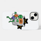 Bangeschrikte Kat Halloween Case-Mate iPhone Case (Achterkant (horizontaal))
