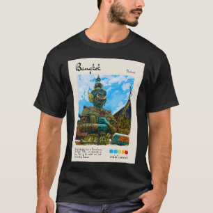 Bangkok Aquarel Reizen T-shirt
