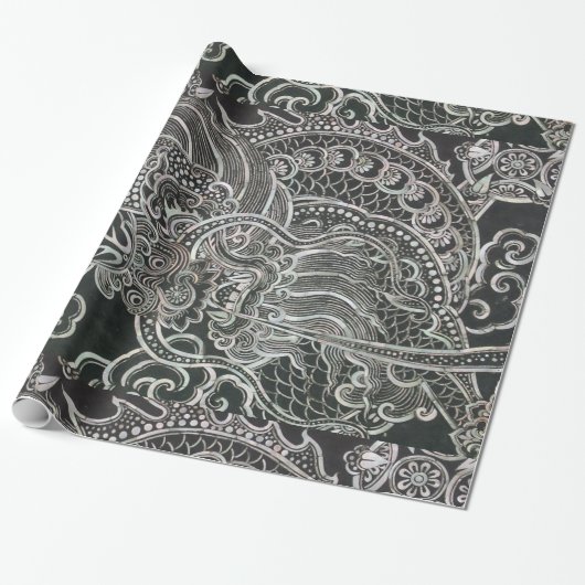 Bangkok Dragon Cadeaupapier (Uitgerold)