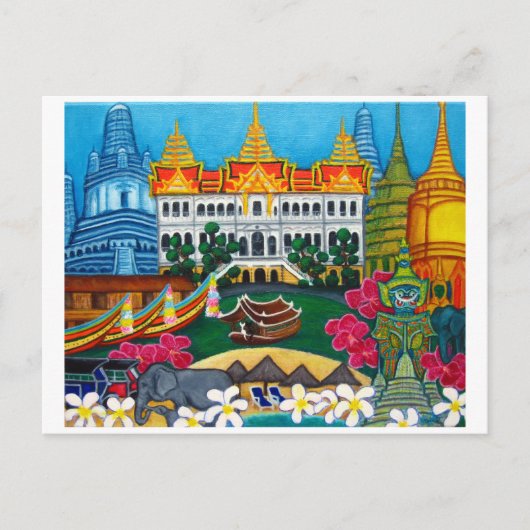 Bangkok funky, carte postale de Thaïlande (Devant)
