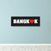 BANGKOK LOPEN CANVAS AFDRUK (Insitu (Houten vloer))