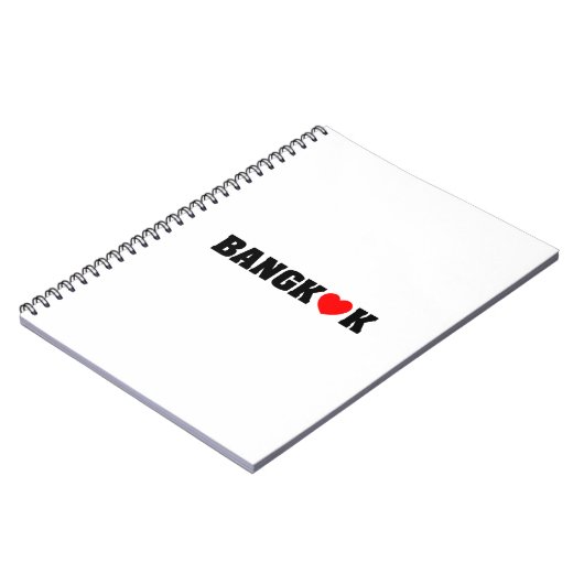 BANGKOK LOPEN NOTITIEBOEK (Linkerzijde)
