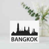 Bangkok Skyline Briefkaart (Staand voorkant)