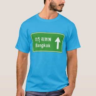 Bangkok ⚠ Thai verkeersbord ⚠ T-shirt