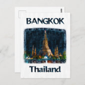 Bangkok, Thailand, Briefkaart (Voorkant / Achterkant)