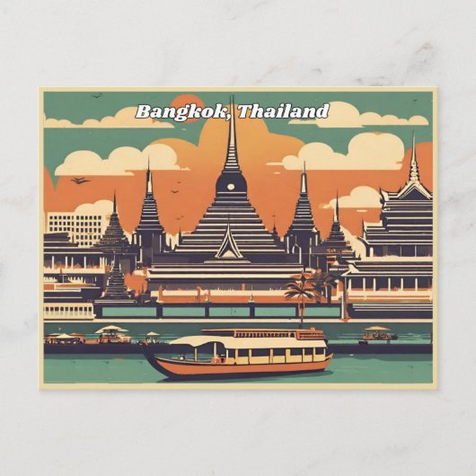 Bangkok, Thailand Briefkaart (Voorkant)