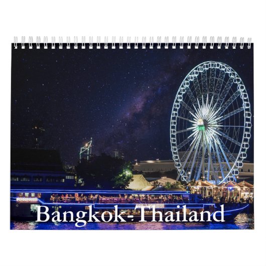 Bangkok-Thailand Calendar Kalender (Hoes)