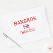 Bangkok Thailand design Rechthoekige Sticker (Envelop)
