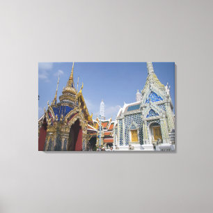 Bangkok, Thailand. Groot paleis van Bangkok Canvas Afdruk