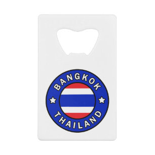 Bangkok Thailand Kredietkaart Flessenopener