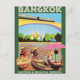 Bangkok Thailand Reisansichtkaart Briefkaart