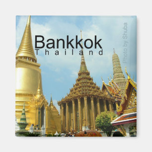 Bangkok Thailand Reizen Souvenir Magnet Magneet