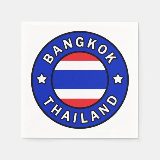 Bangkok Thailand Servet (Voorkant)