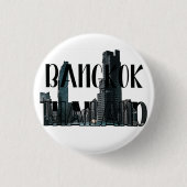 Bangkok Thailand - Stad, Reizen, Thai Ronde Button 3,2 Cm (Voorkant)
