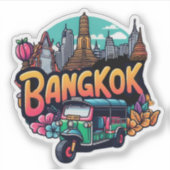 Bangkok, Thailand Sticker (Voorkant)