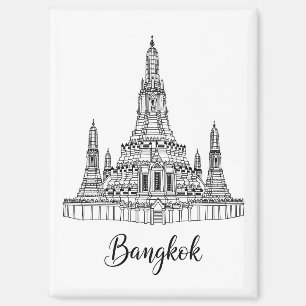 Bangkok Thailand Wat Arun Magneet