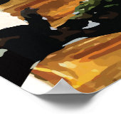 Bangkok Vintage Travel Poster (Hoek)