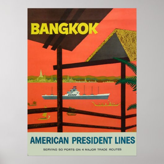 Bangkok Vintage Vintage Print (Voorkant)