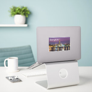 Bangkok Wat Arun Sunset BKK Thailand Souvenir Sticker