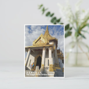 Bangkok, Wat Traimit, Thailand Briefkaart