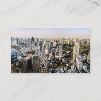 Bangkoks stedelijke skyline visitekaartje