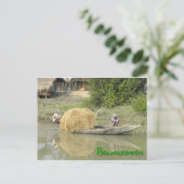 Bangladesch-Reisboot Briefkaart (Staand voorkant)