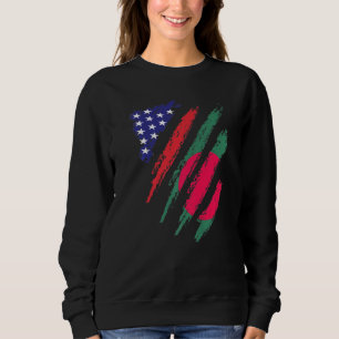 Bangladesh American Grown Flag USA Patriot Heritag Trui