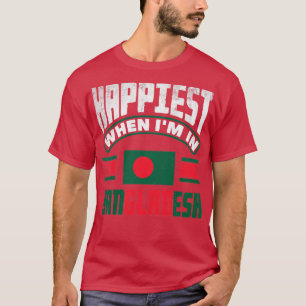 Bangladesh Bangladesh Bengaalse vlag Quote T-shirt