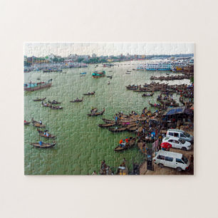Bangladesh Boat People. Legpuzzel