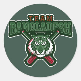 Bangladesh Cricket Ronde Sticker