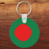 Bangladesh Fisheye Flag Sleutelhanger (Voorkant)