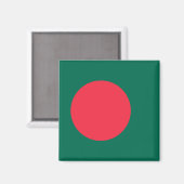 Bangladesh Flag Magnet Magneet (Voorkant / Achterkant)