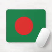 Bangladesh Flag Mousepad Muismat (Met muis)